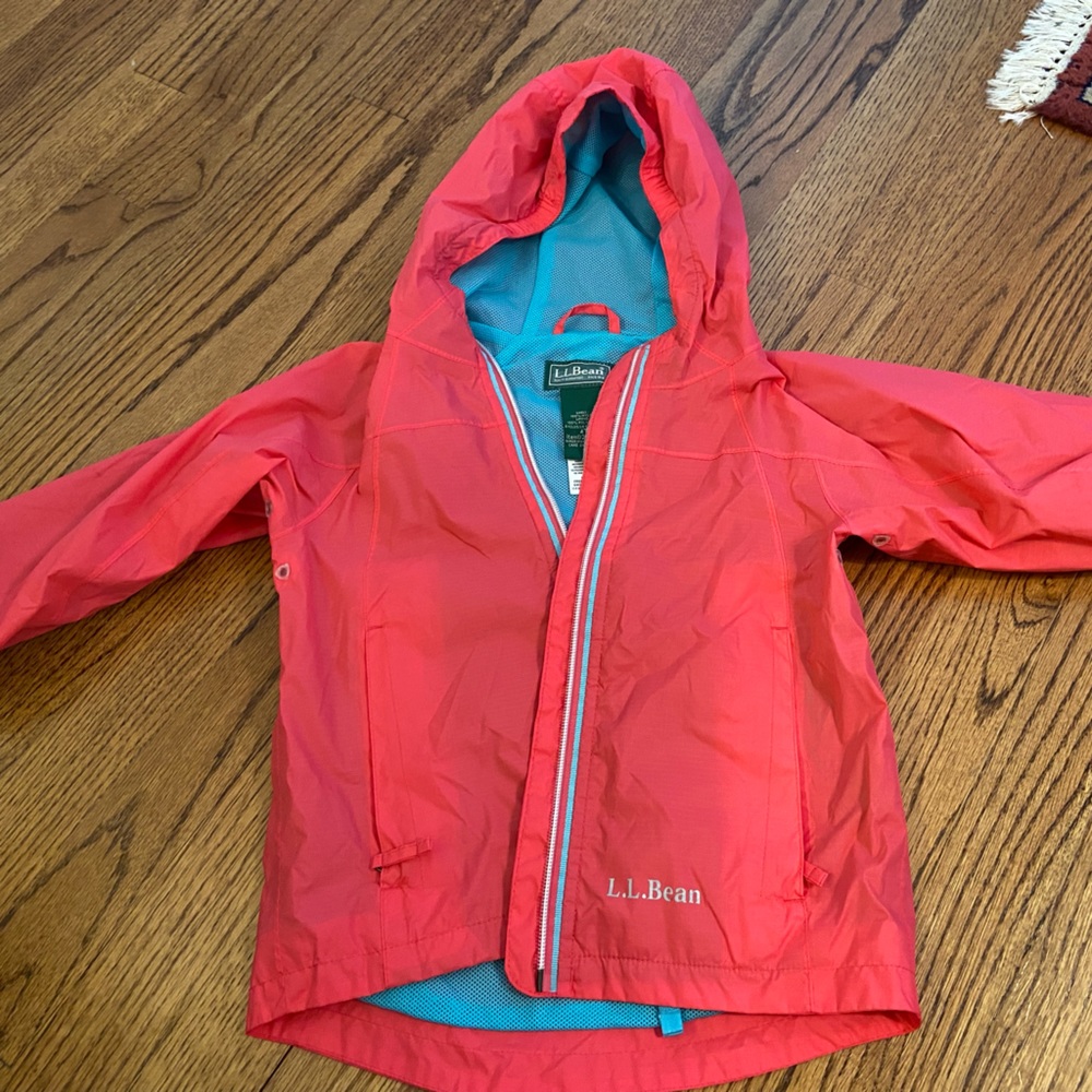 LL Bean Toddler Rain Coat - 4T